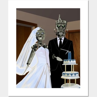 Cake Cutting [Robot Wedding] Posters and Art